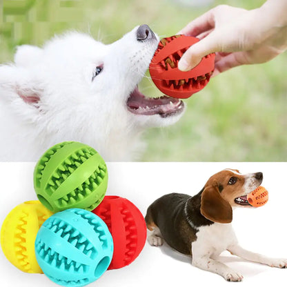 Pelotas Interactivas de Goma para Mascotas (Resistentes)